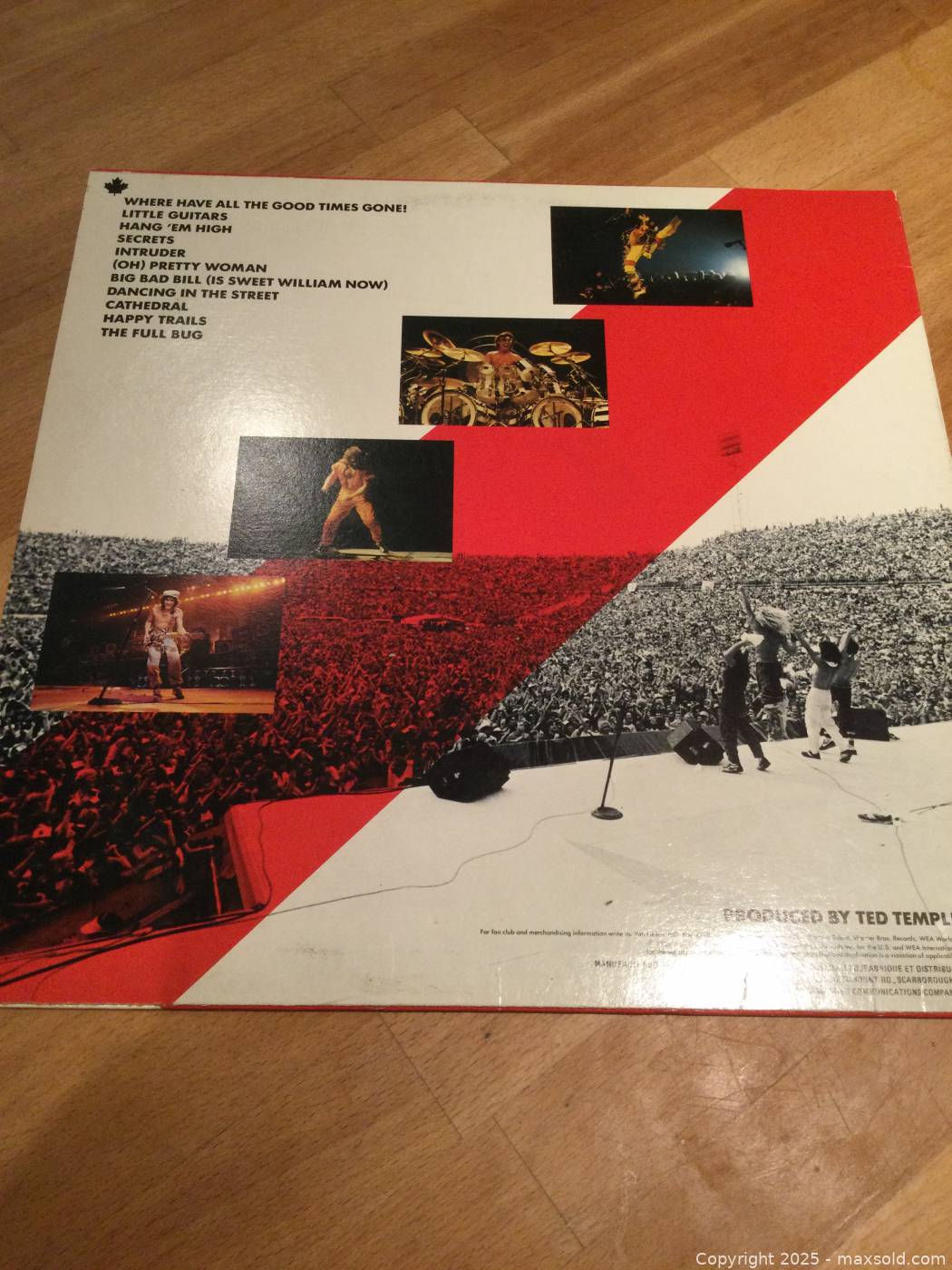 Van Halen Diver Down vinyl LP | Maxsold