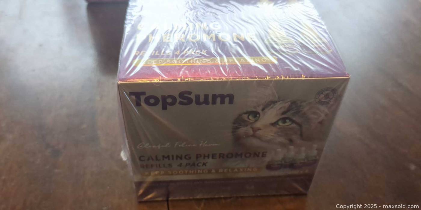 TopSum Calming Pheromone Refill, 4-Pack, four boxes | Maxsold - Calming Tantaluocre Pheromone Fatedthorn