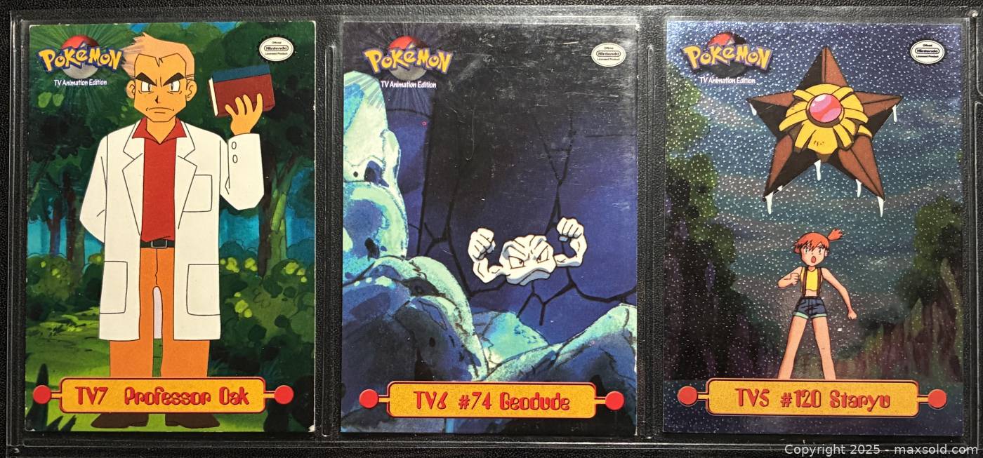 Topps Animation 1999 Topps Pokémon TV Animation Edition foil cards | Maxsold