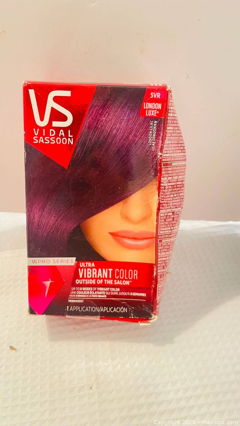 Vidal Sassoon Ultra Vibrant Color hair dye 5VR London Lilac | Maxsold