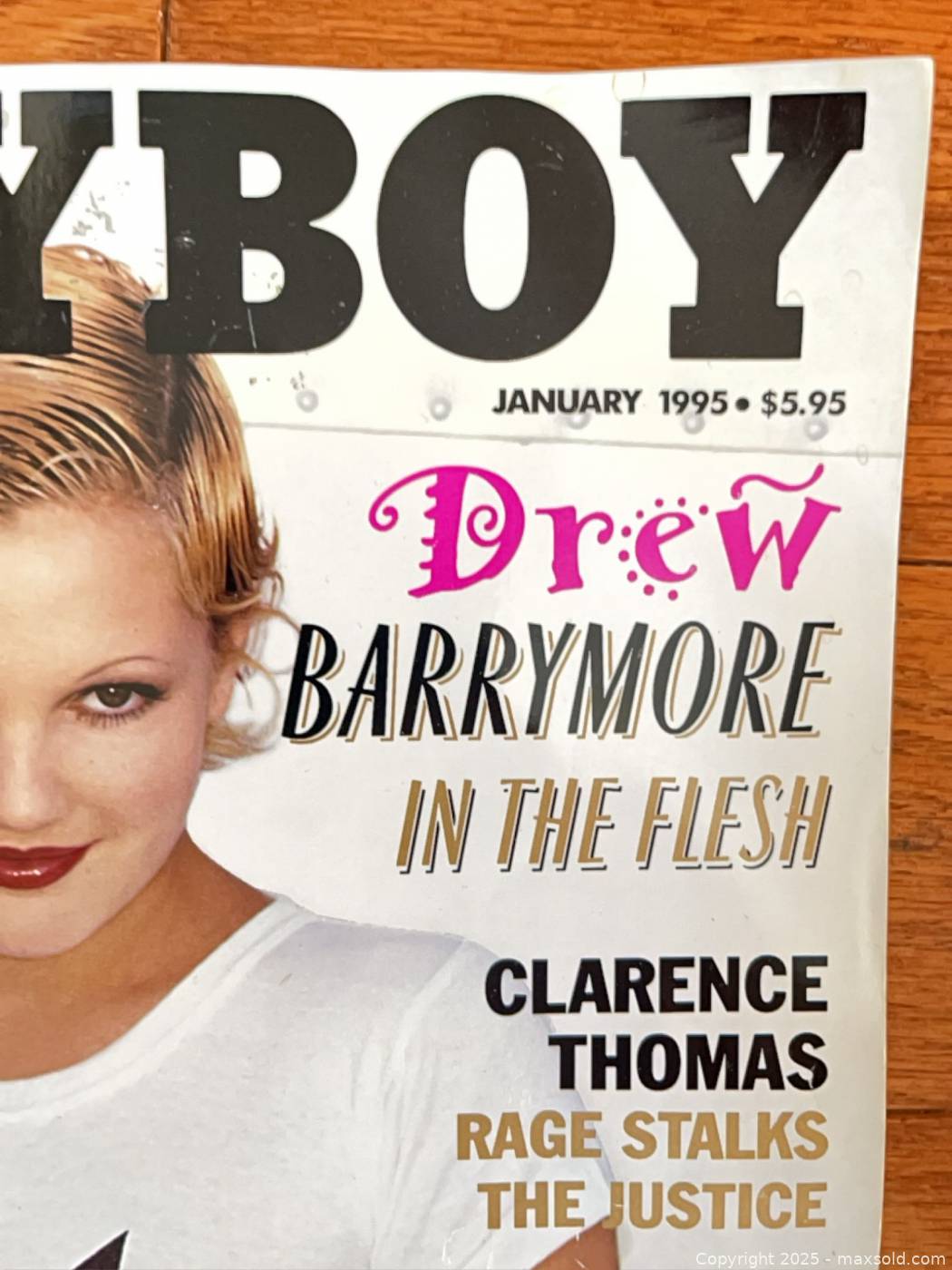 Playboy Magazine January 1995 Drew Barrymore Cover | Maxsold