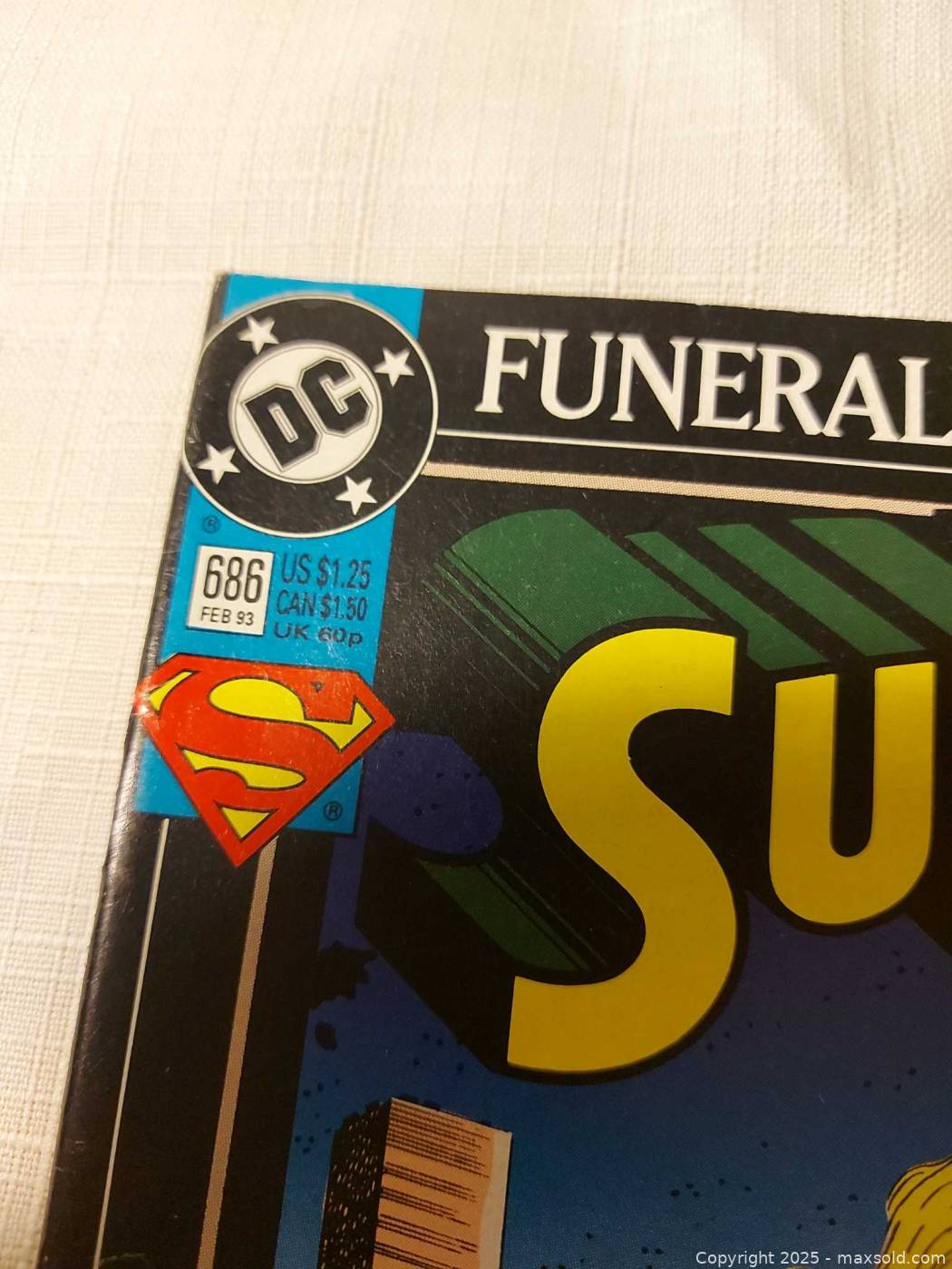 1993 DC Action Comics 686 Supergirl comic Maxsold