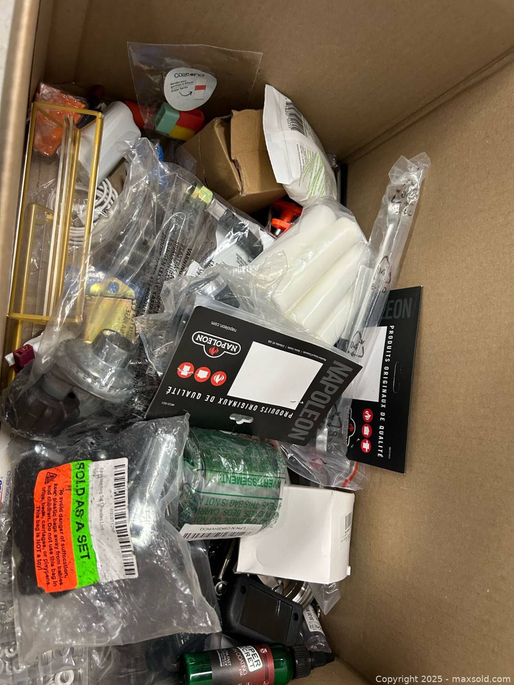 Box Of Misc Hardware Parts | Maxsold