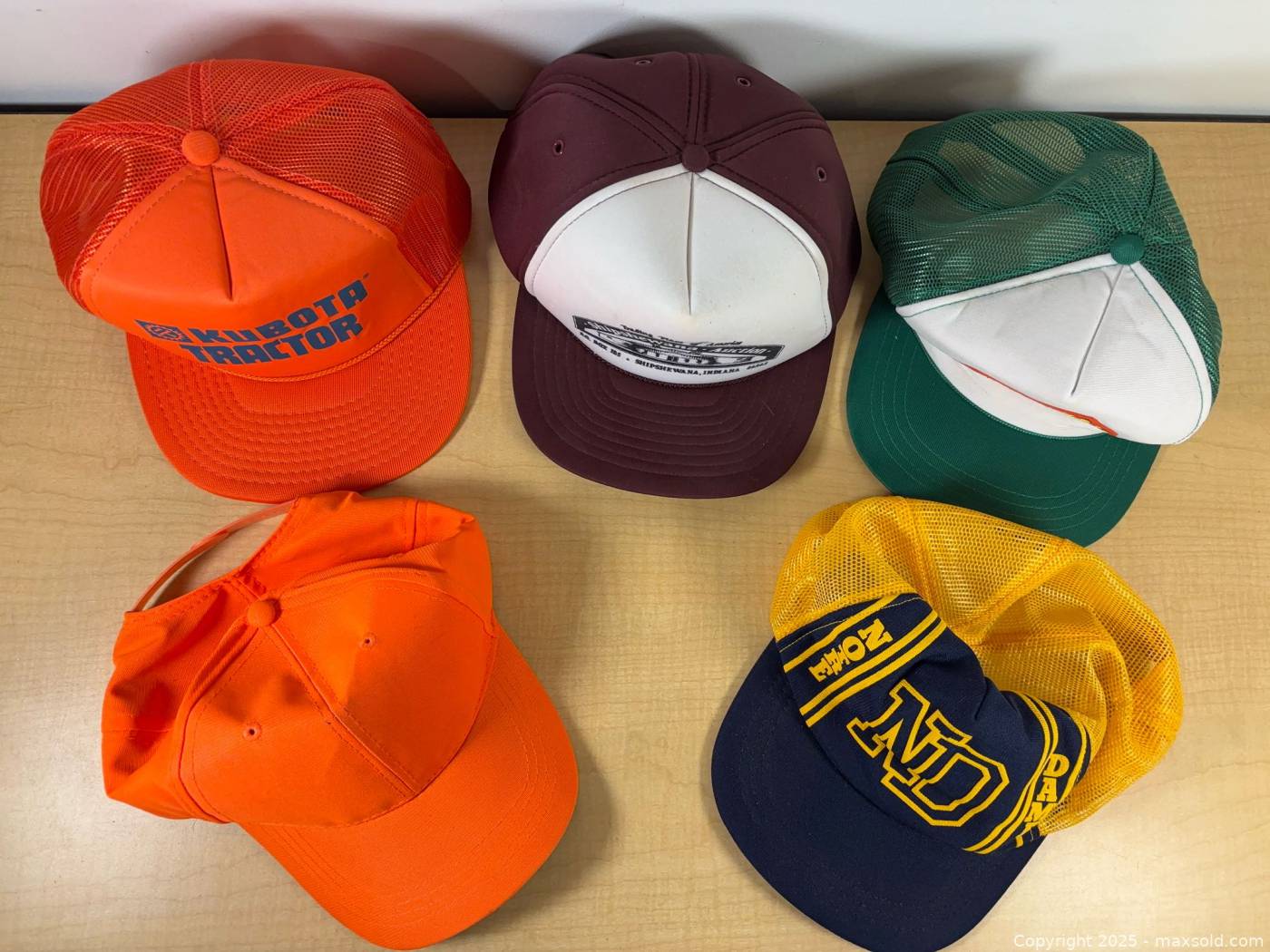 Vintage style Trucker Baseball Caps 5 Pcs Maxsold vintage-style-trucker-baseball-caps-5-pcs-maxsold
