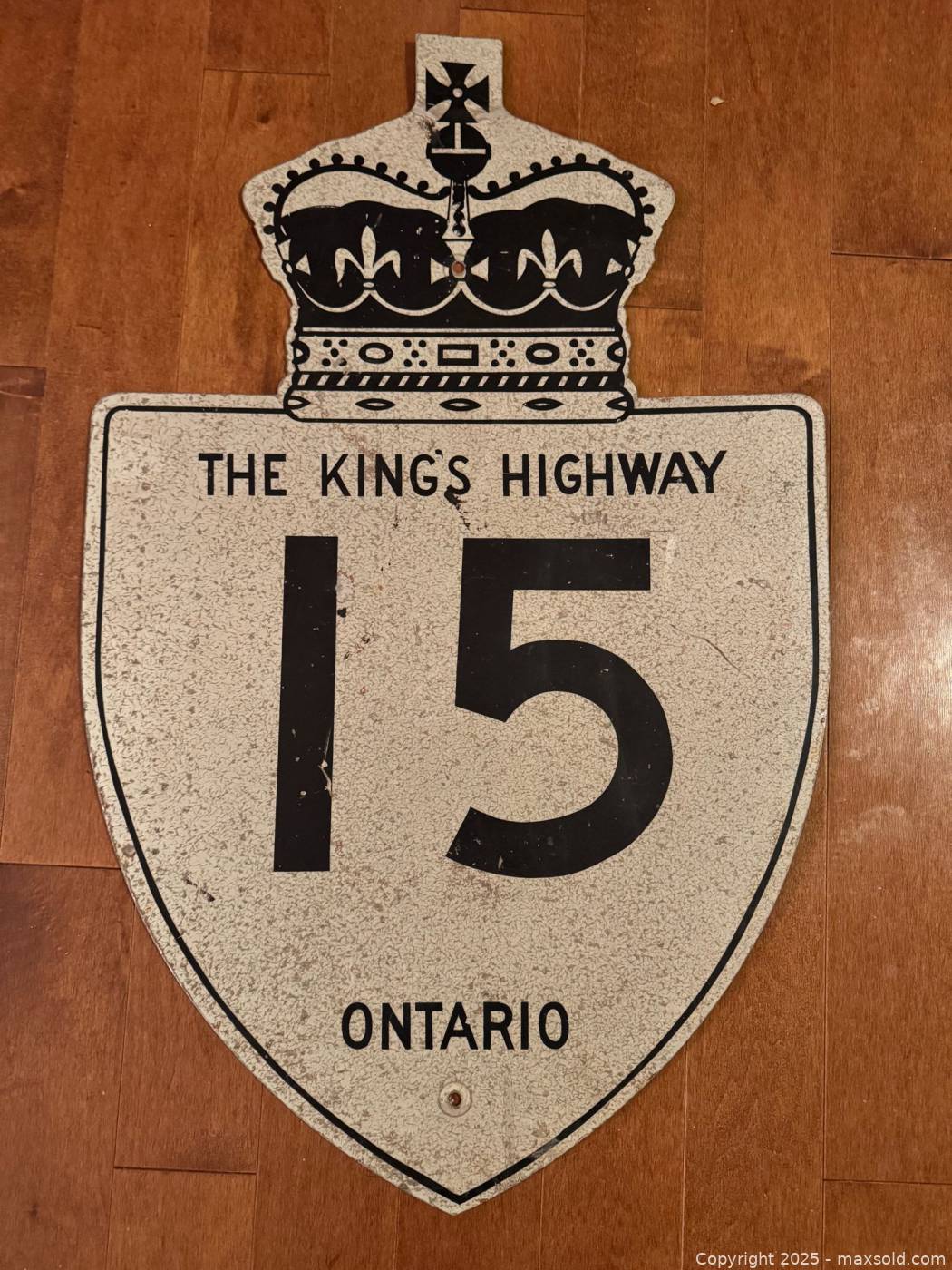 Ontario King’s Highway 15 road sign 29