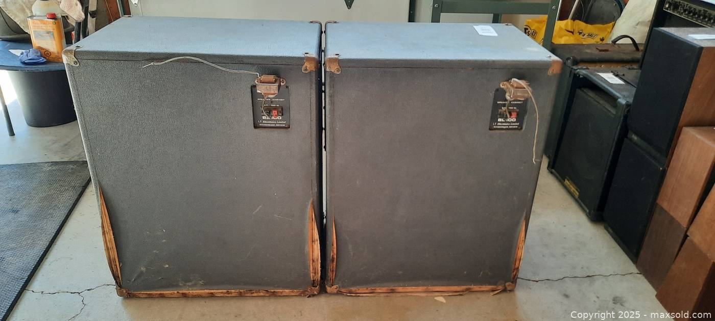 LT Electronics BL-100 Speaker Cabinets | Maxsold