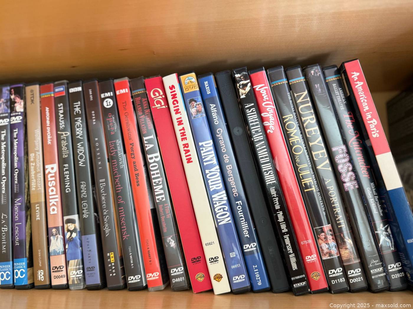 Assorted classic film, opera and documentary DVDs | Maxsold