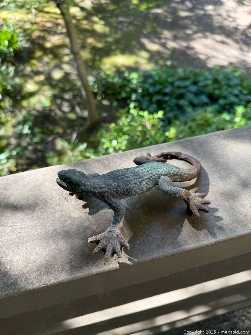 Vintage Metal Lizard Sculpture | Maxsold