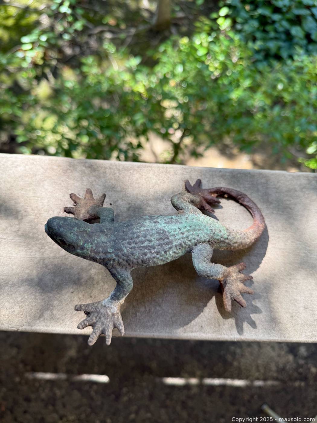 Vintage Metal Lizard Sculpture | Maxsold