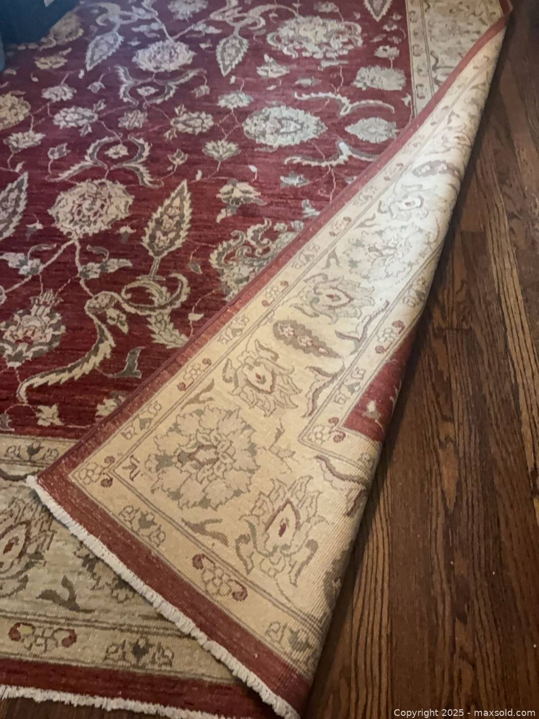 Authentic Persian wool area rug 117