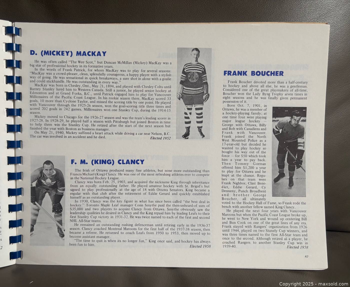 1972-73 Hockey Hall of Fame Hockey's Heritage Book | Maxsold