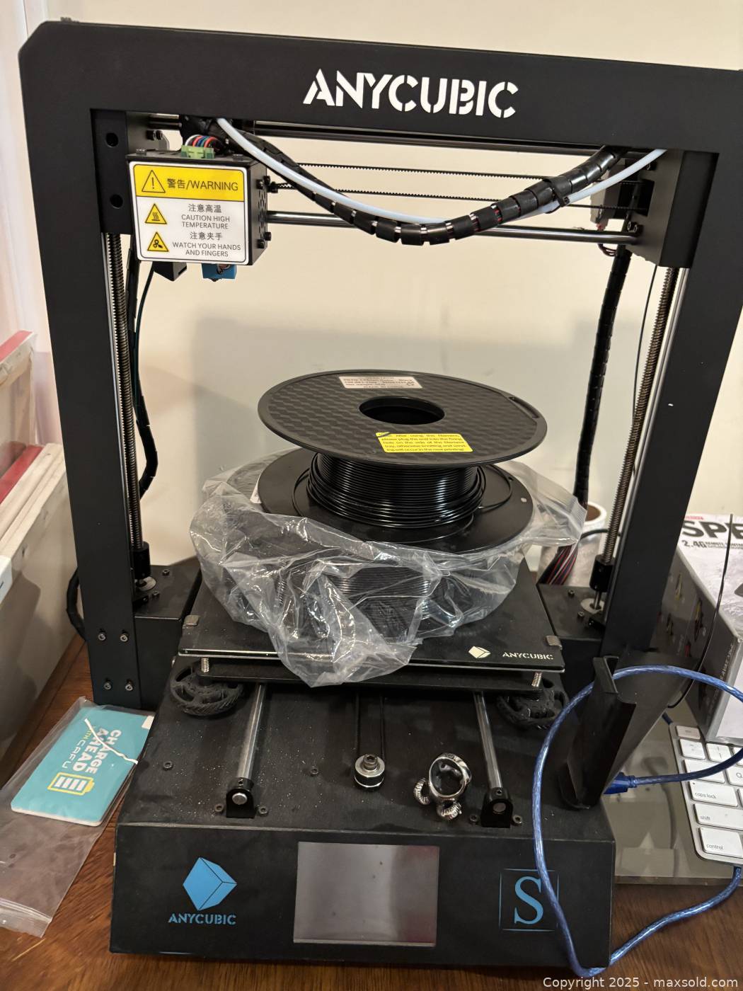 Anycubic Mega S 3D Printer With Filament | Maxsold
