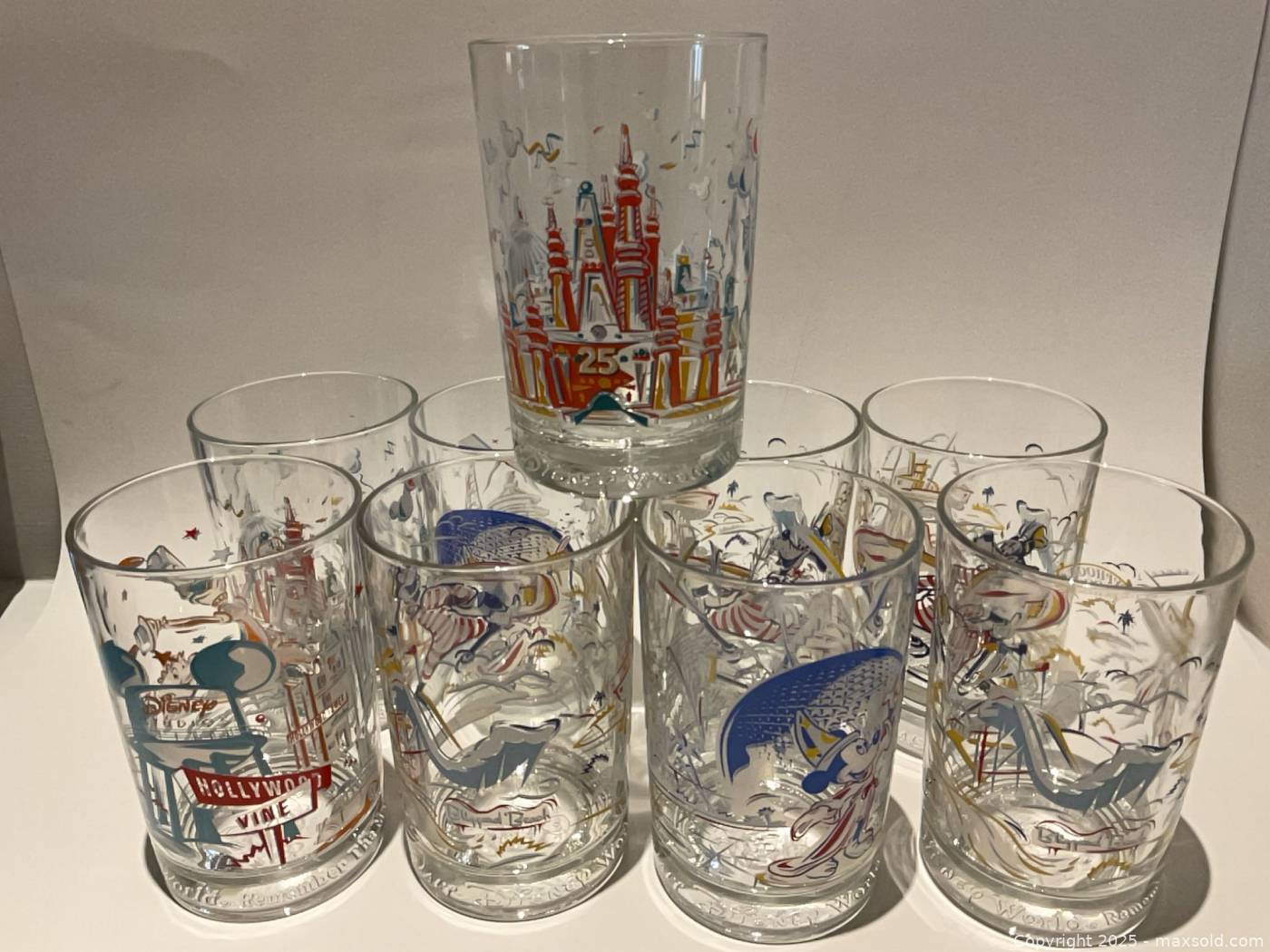 Disney 25th Anniversary Glasses