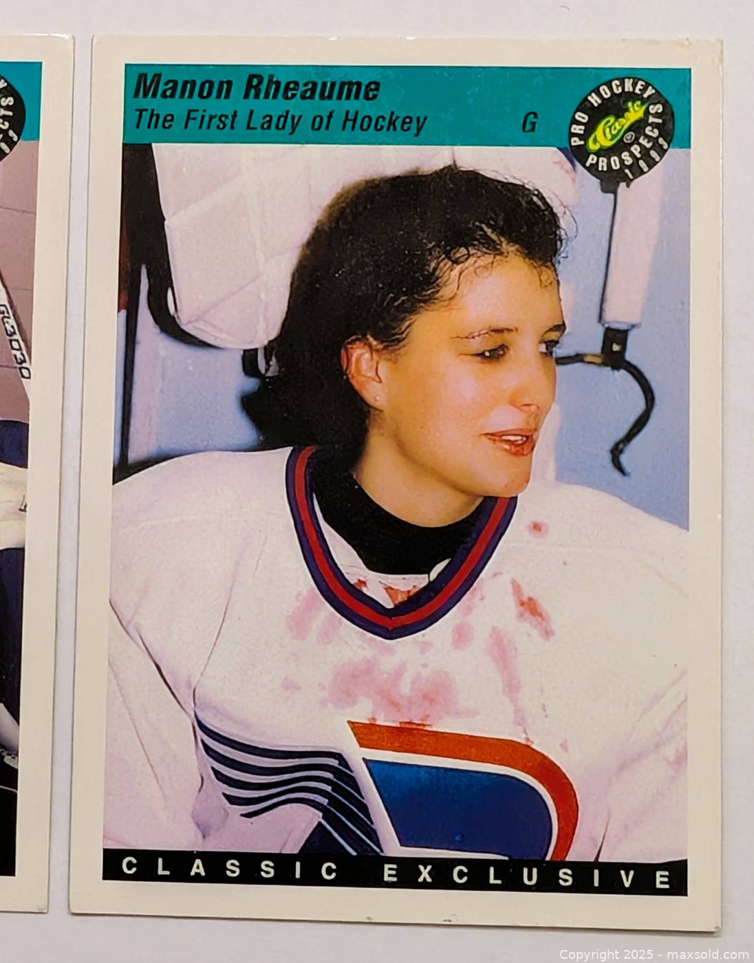 Manon Rheaume hockey cards | Maxsold