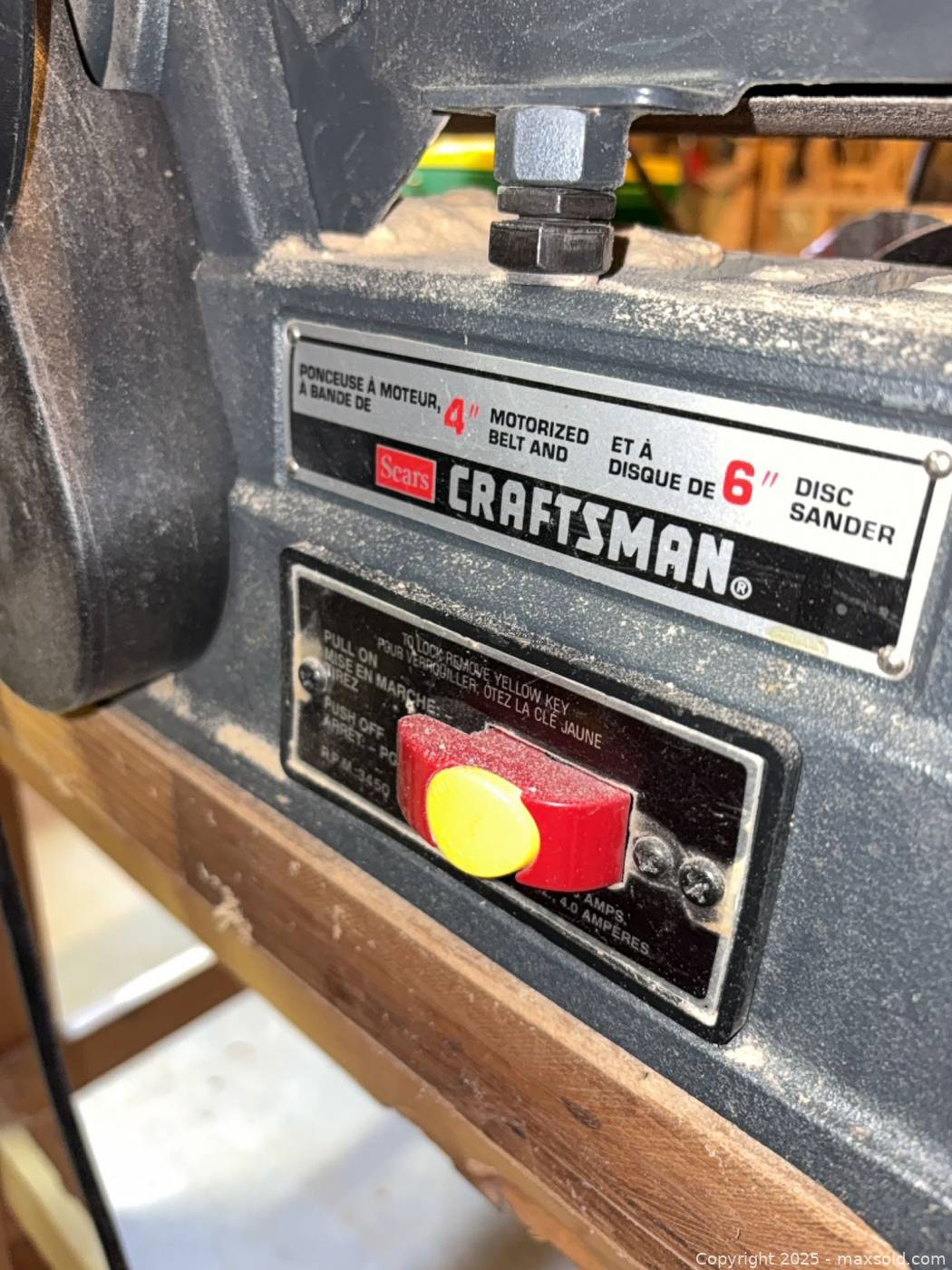 Sears Craftsman 4" Belt 6" Disc Sander | Maxsold