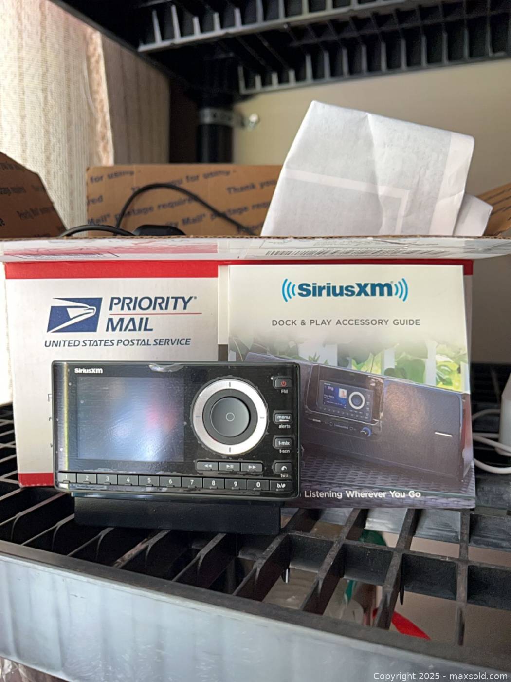 Amazon Echo Dot, SiriusXM Radio, Cup Call Phone Holder, Panasonic Radio ...