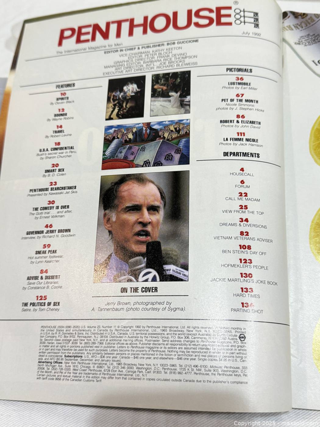 Illustration of Penthouse Culture Magazine