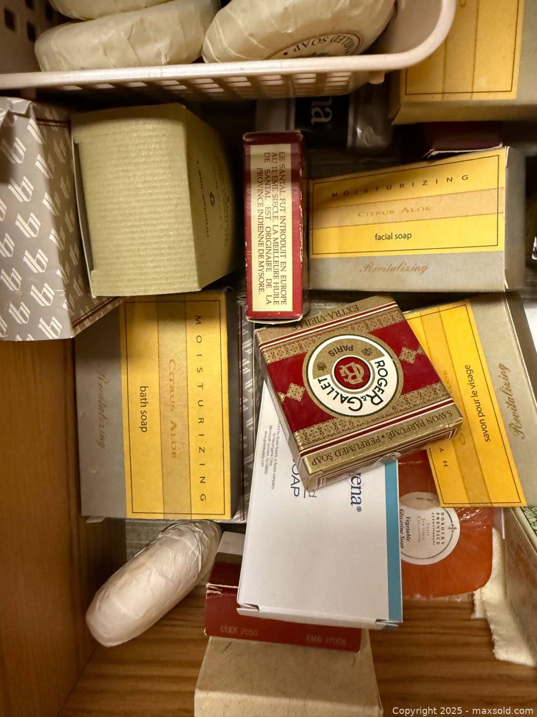 Vintage assorted boxed and loose soaps Maxsold