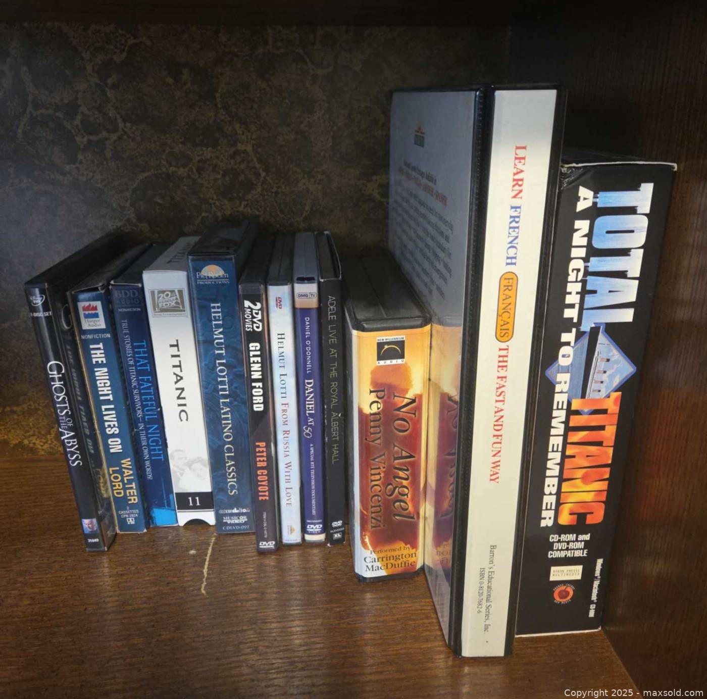 Books, DVDs And Seashell Collection | Maxsold