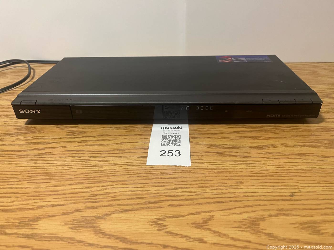 Sony DVP-NS707HP CD/DVD Player | Maxsold