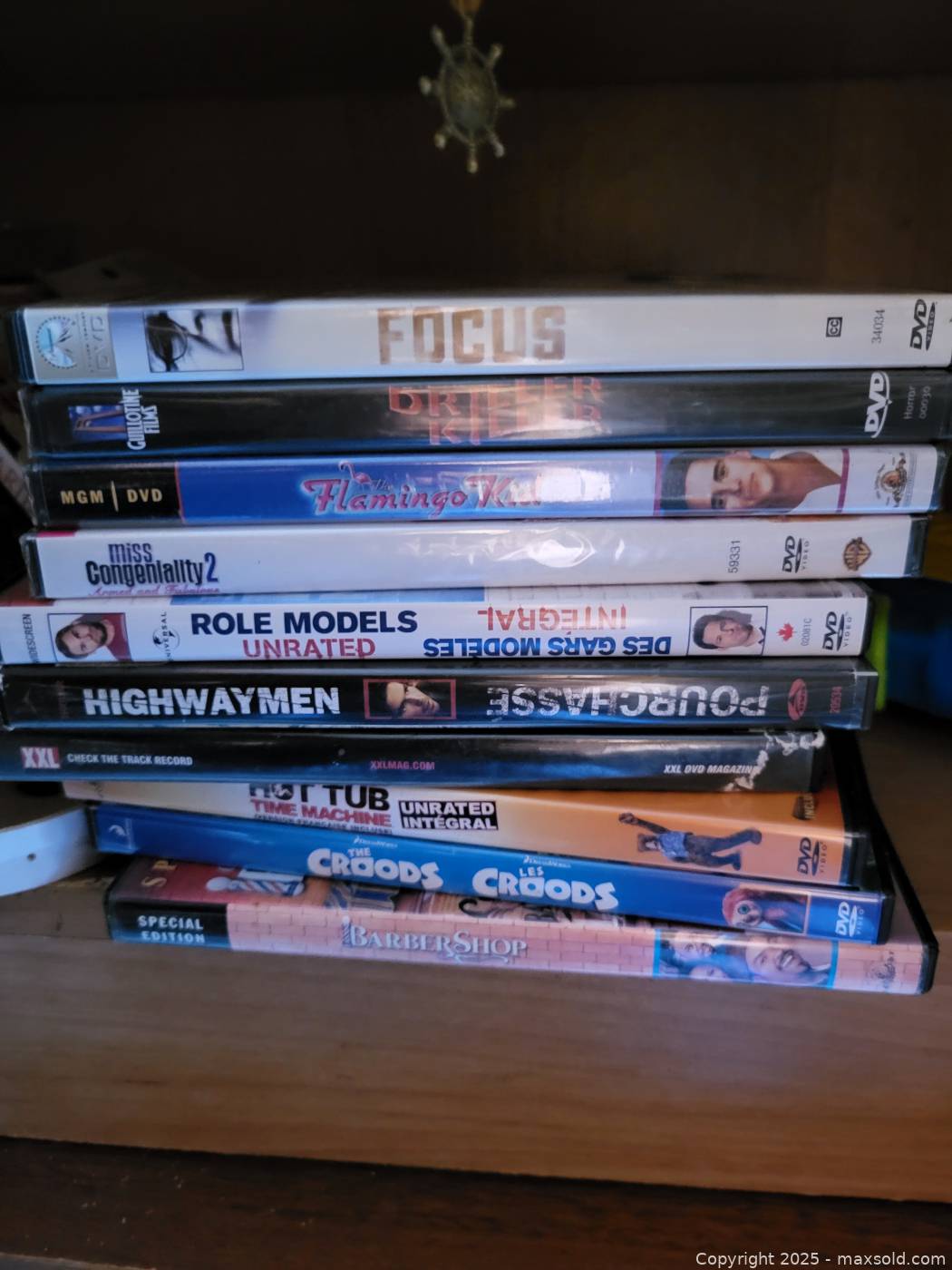 11 Movie DVDs: Focus, Role Models, Highwaymen and more | Maxsold
