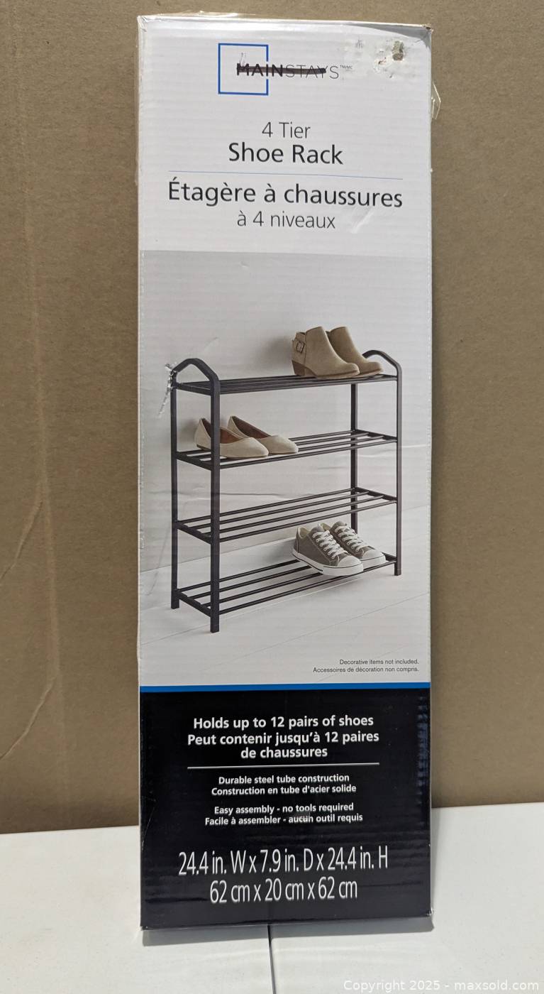 Mainstays 4 Tier Shoe Racknull