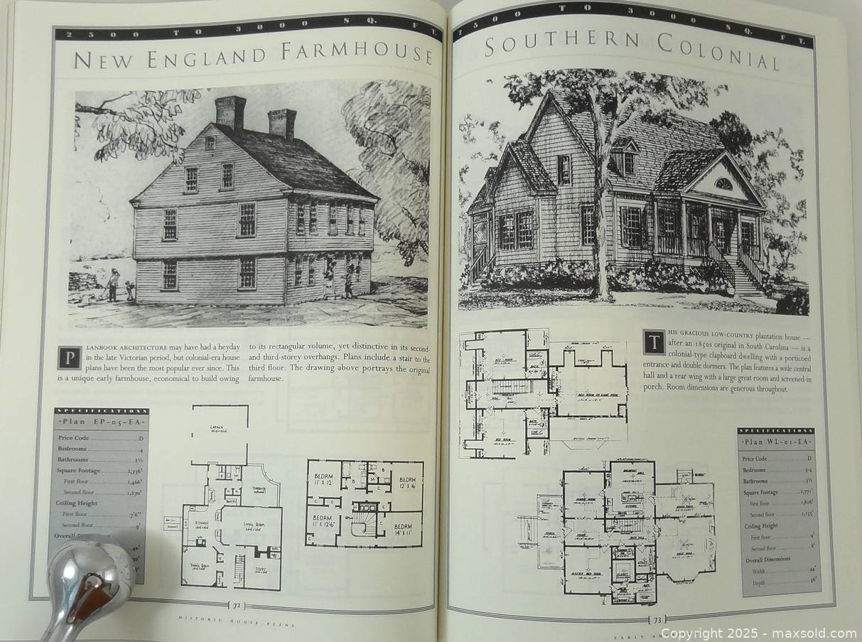 The Old House Journal Historic House Plans book | Maxsold