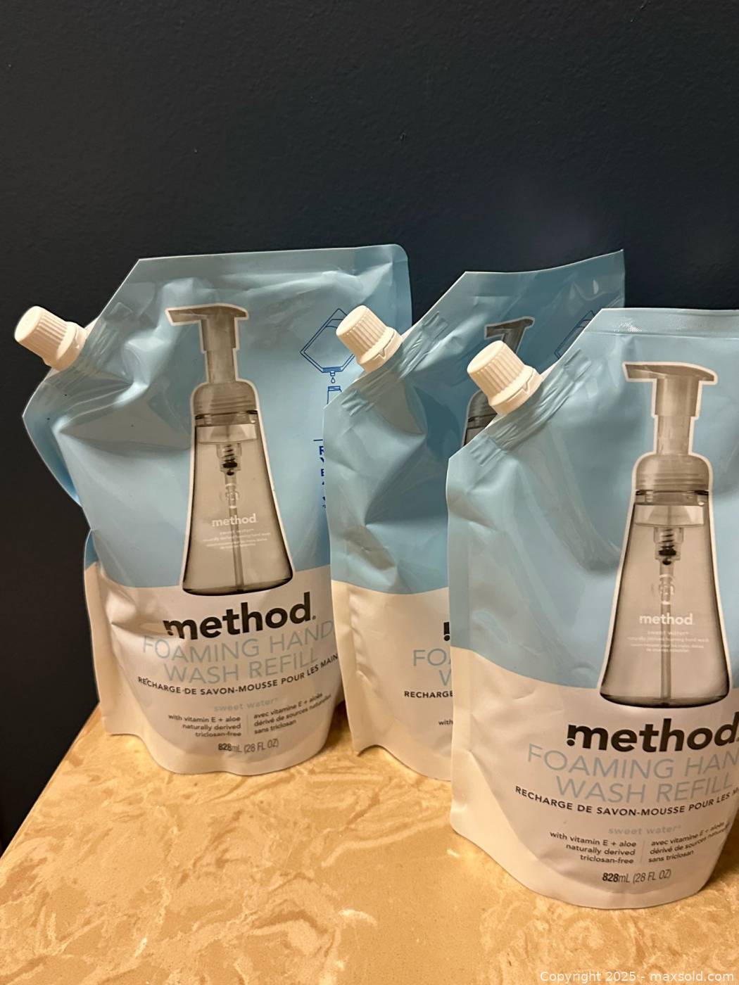 Method Sweet Water Foaming Hand Wash Refill 828 mL, 4 Pack | Maxsold