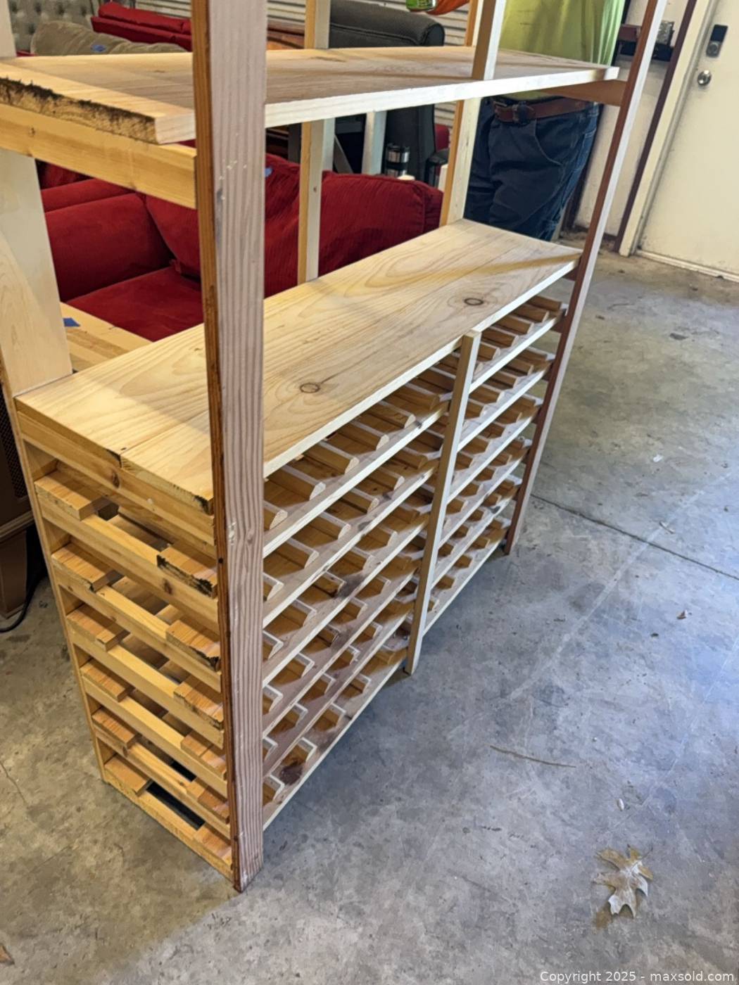 Unfinished pine wine rack panels | Maxsold