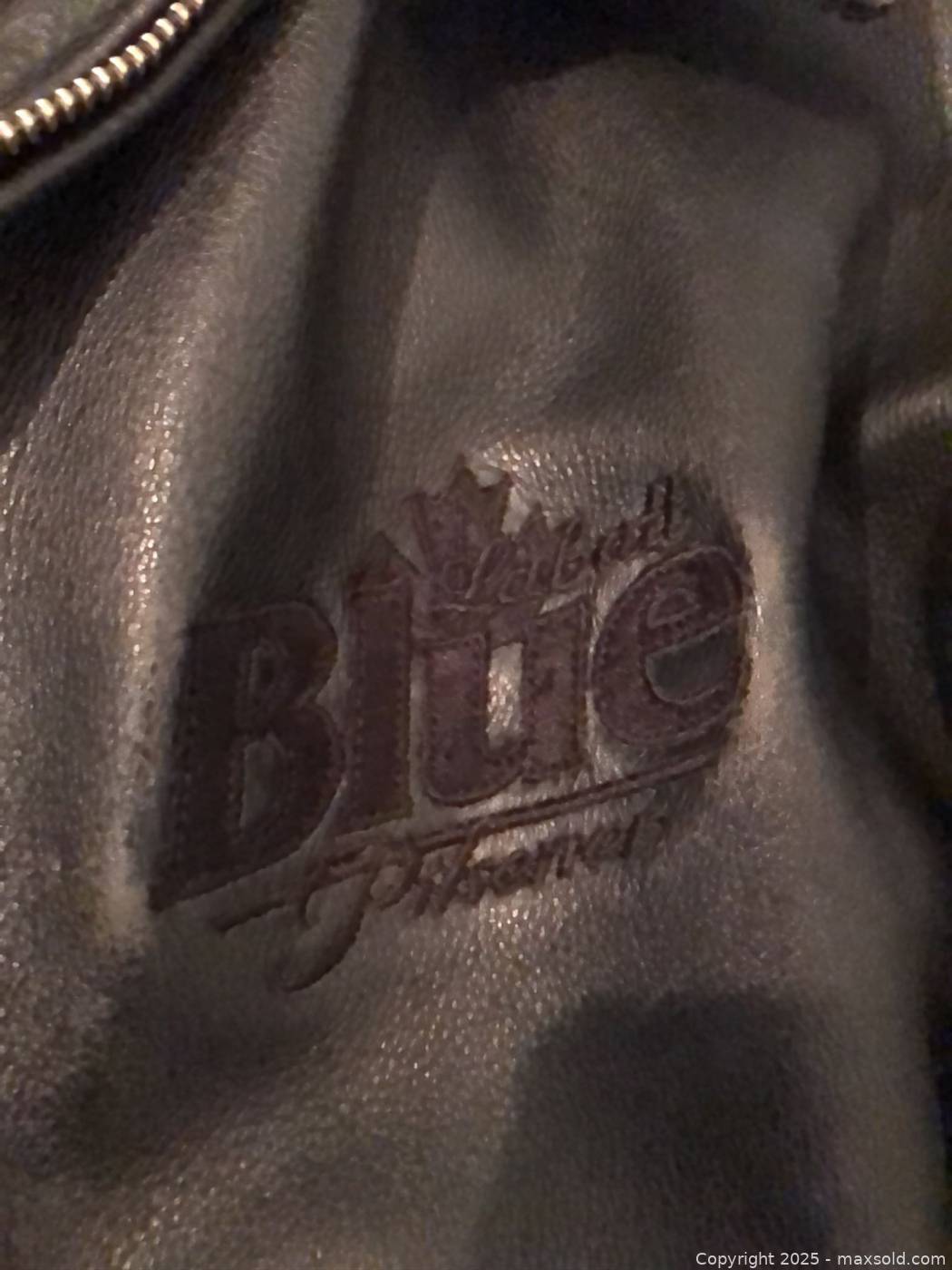 Mens Roots Labatt Blue leather jacket | Maxsold