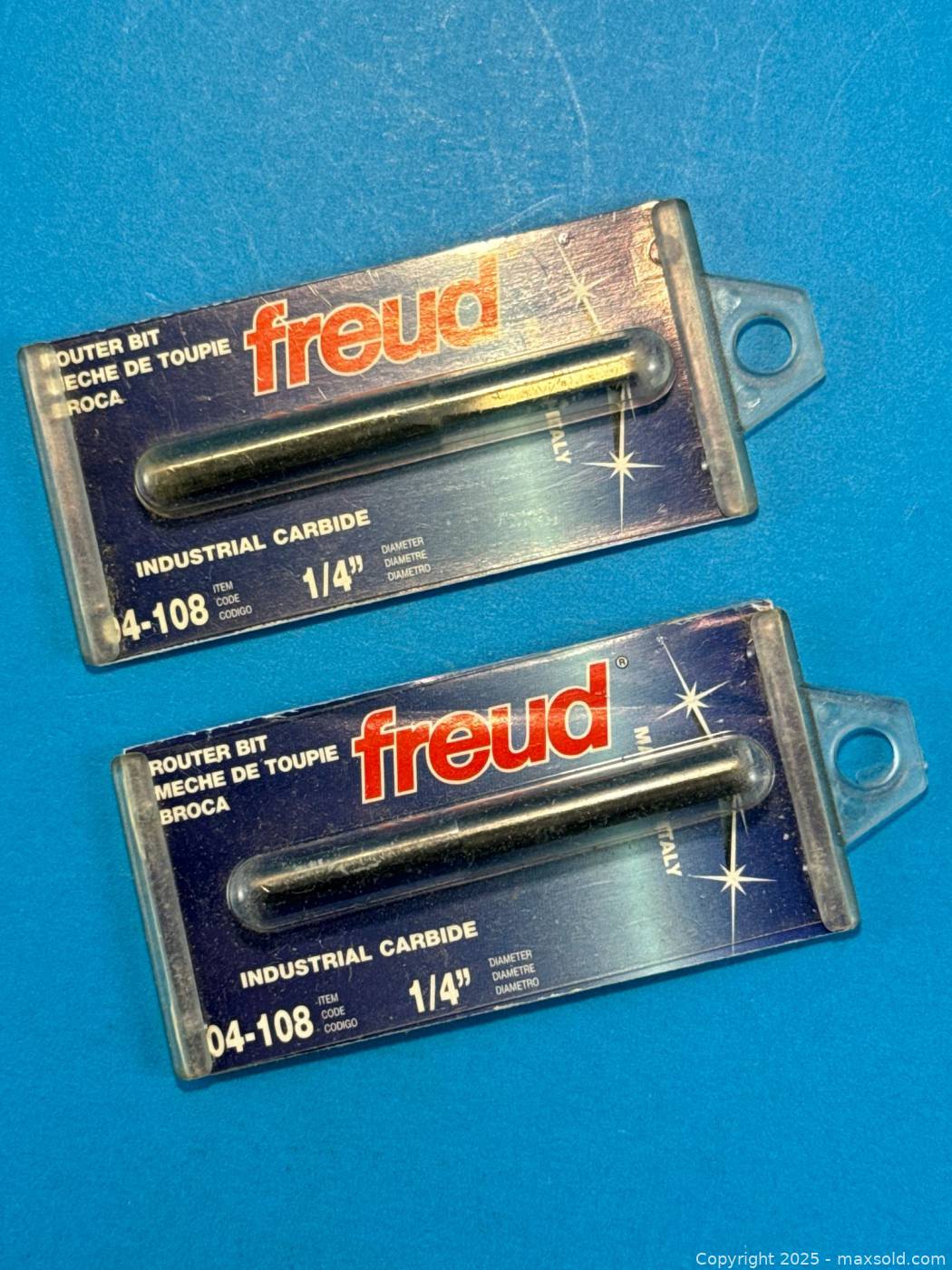 Freud Router Bit Packaging Freud 04-108 1/4