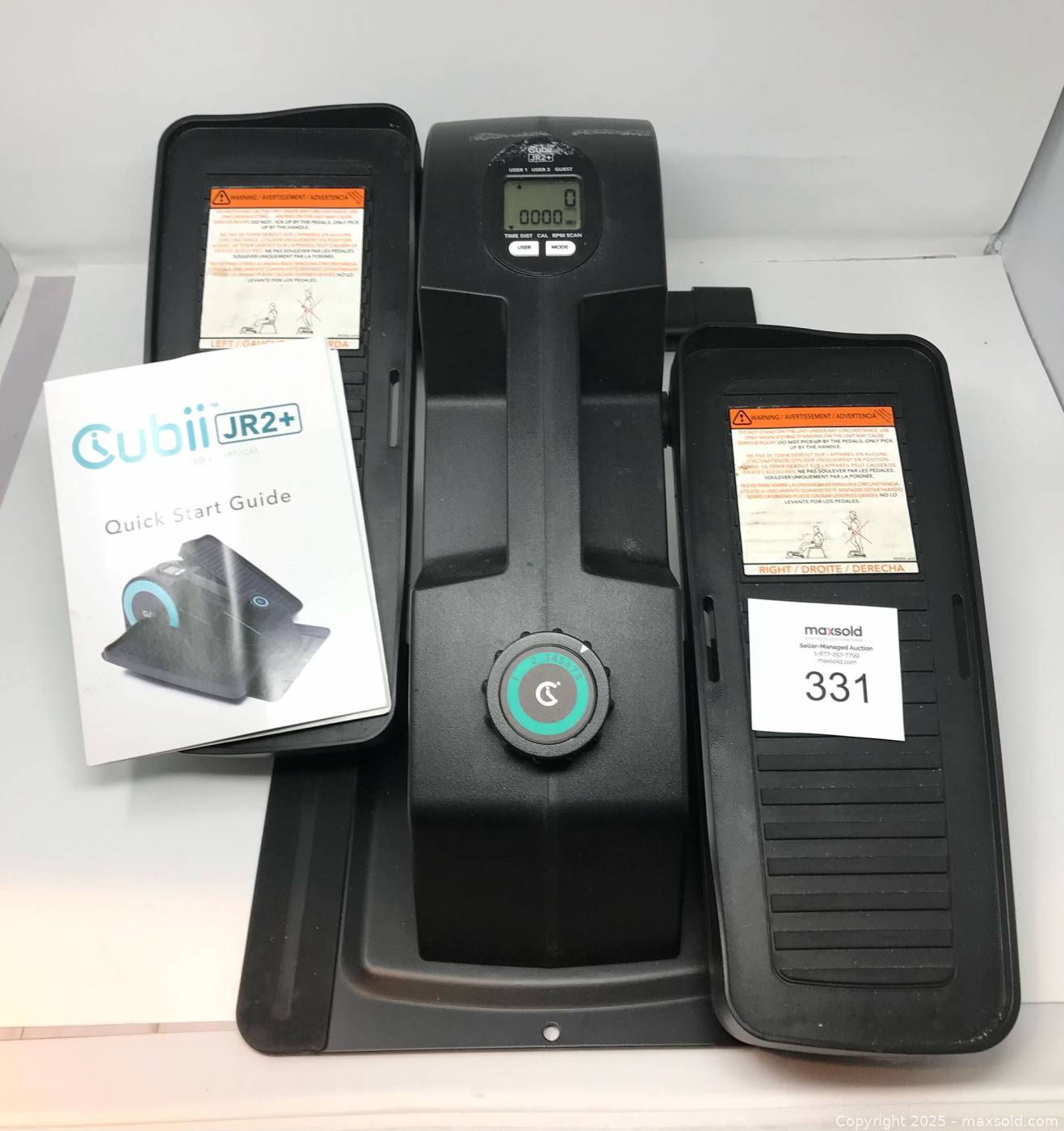 Cubii JR2 Ellittico Sotto La Scrivania - Seduto Compatto Argento - Bluetooth E 8 Programmi