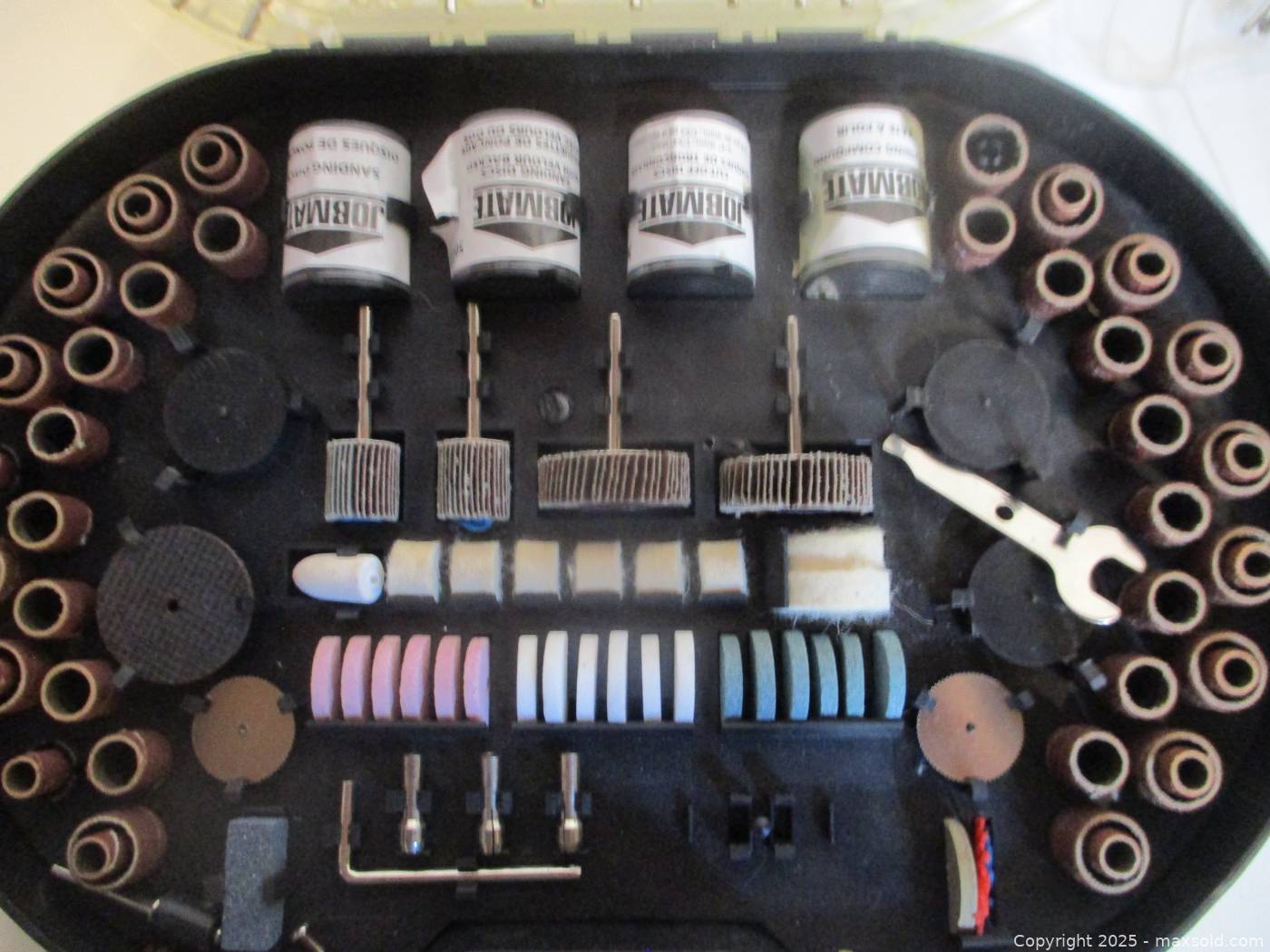 Jobmate rotary tool accessory sets | Maxsold