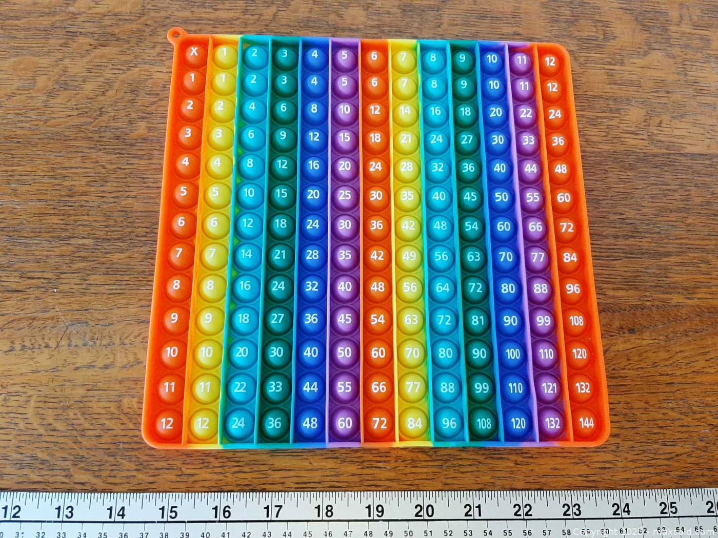 Large multiplication table fidget toy | Maxsold