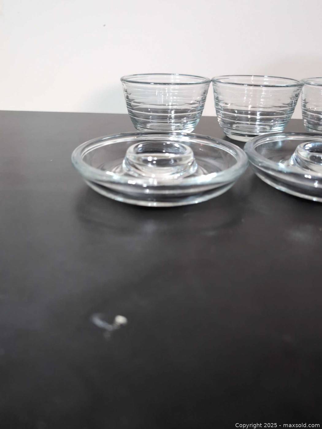 Libbey Ribbed Glassware Libbey ribbed clear glass custard cups and egg cups, 14 pieces | Maxsold
