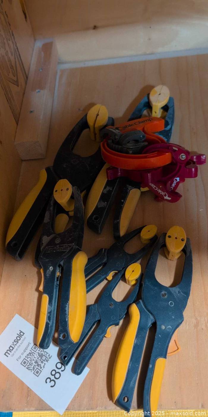 Mastercraft Spring Clamp Mastercraft spring clamps and cable clamps | Maxsold