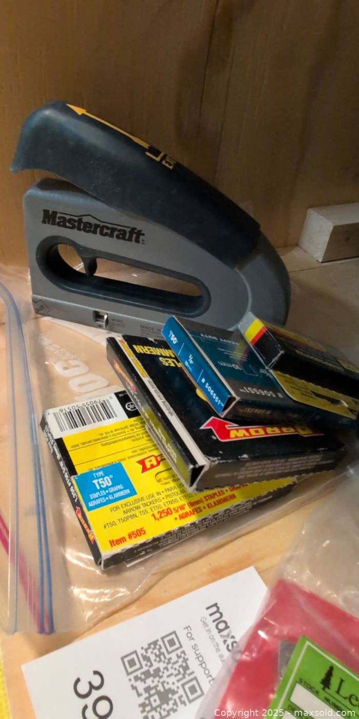 Mastercraft rivet tool, Lee Valley multi-angle shear, SureShot stapler ...