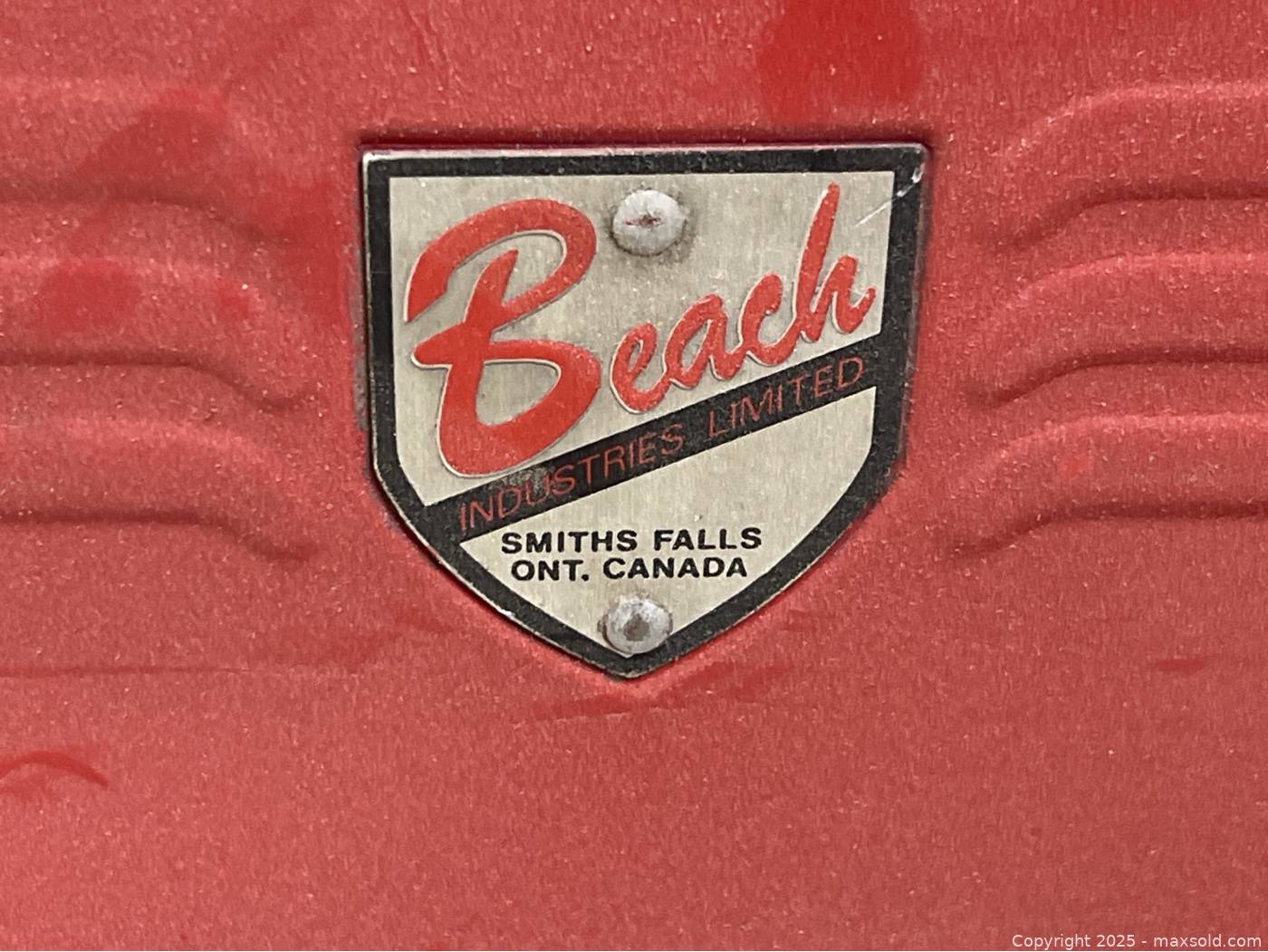 beach industries tackle box of smiths falls on Vintage Canadian Made Tool (Red) Progress is fine, but it's