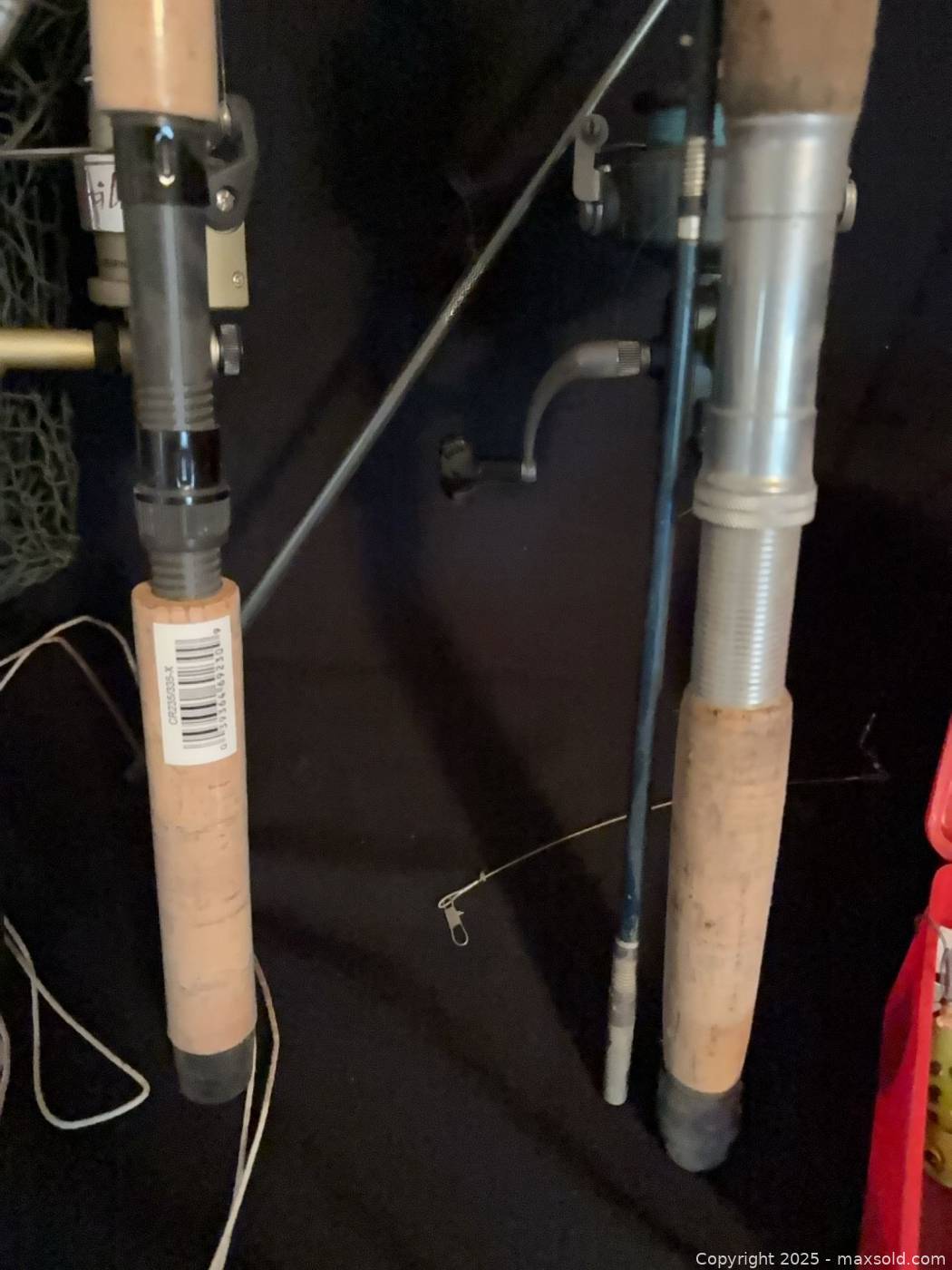 Tackle Box Netting Cahill, Blanchard, Zebco Rods, Tackle Box, Net | Maxsold