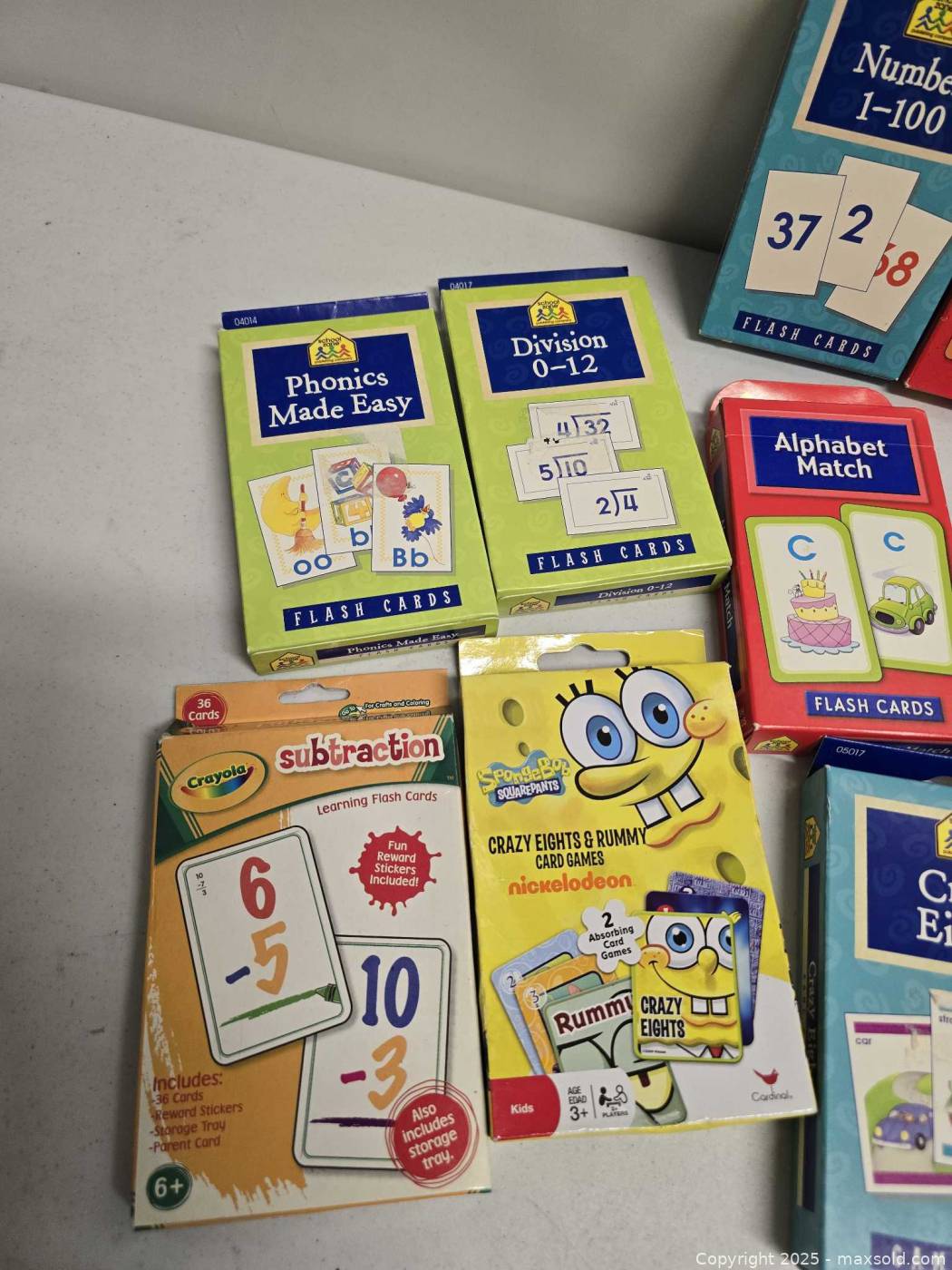 Micro Learning Card Game 14 educational flash-card and game packs | Maxsold