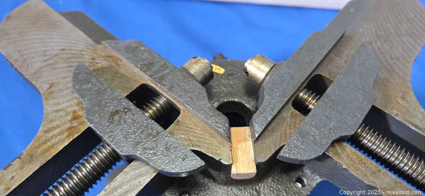 AMT cast-iron miter vise and Fletcher point driver | Maxsold
