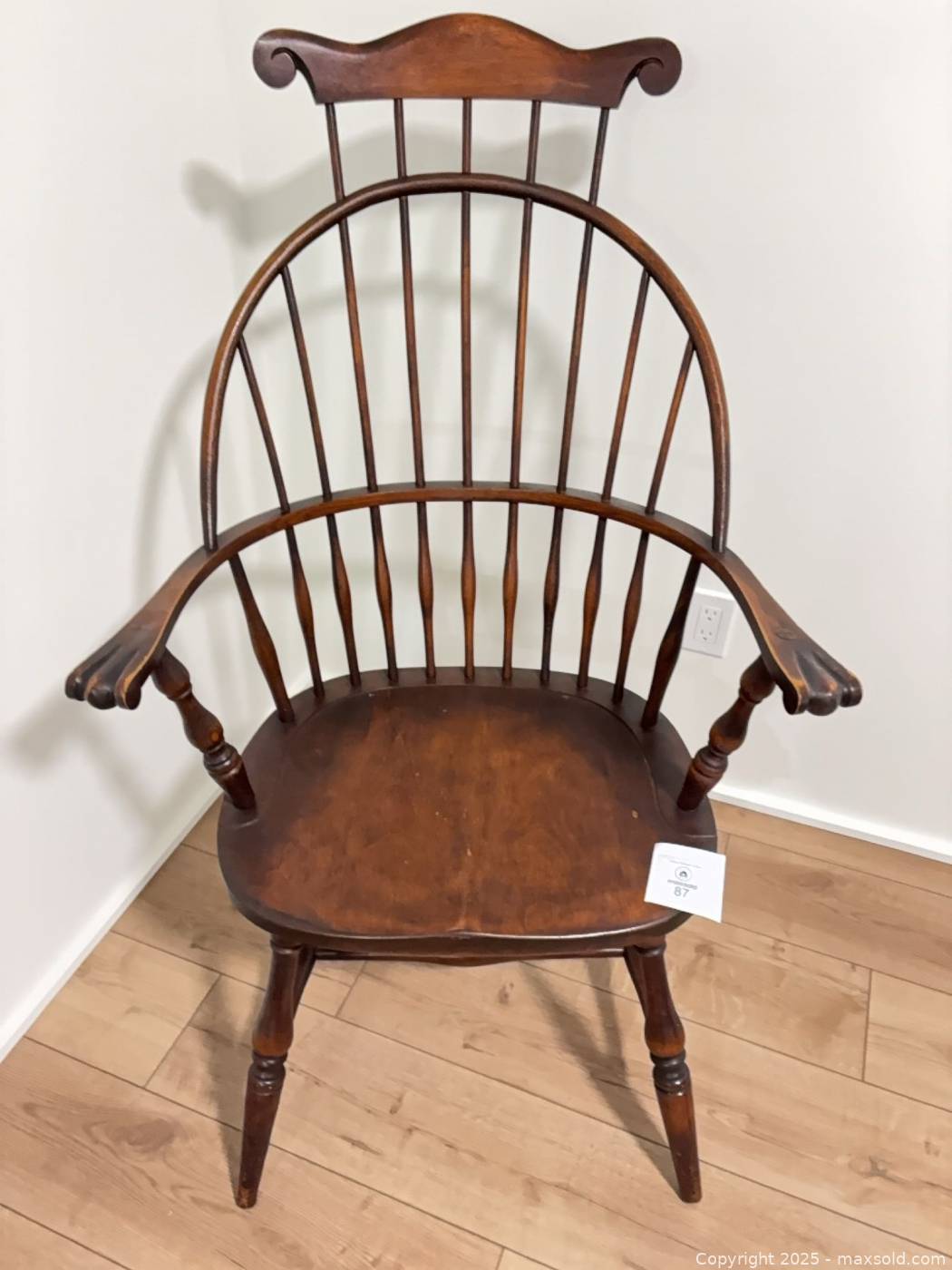 Windsor Comb-Back Chair & Oak Rocker | Maxsold