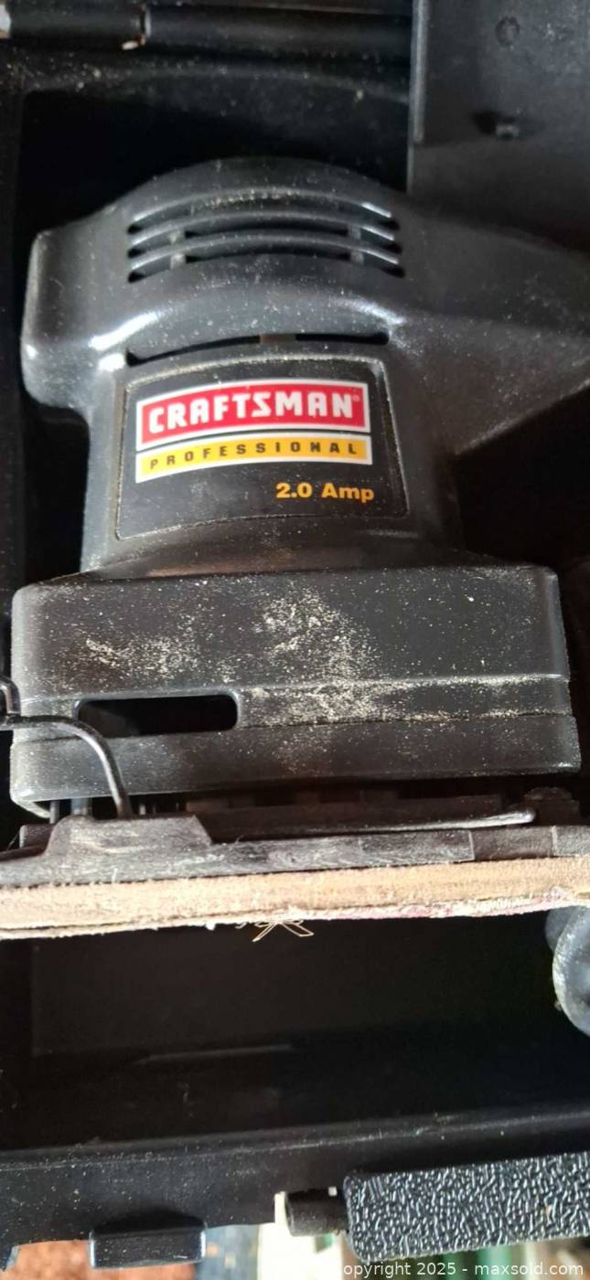 Craftsman 1/4-Sheet Pad Sander with Case | Maxsold