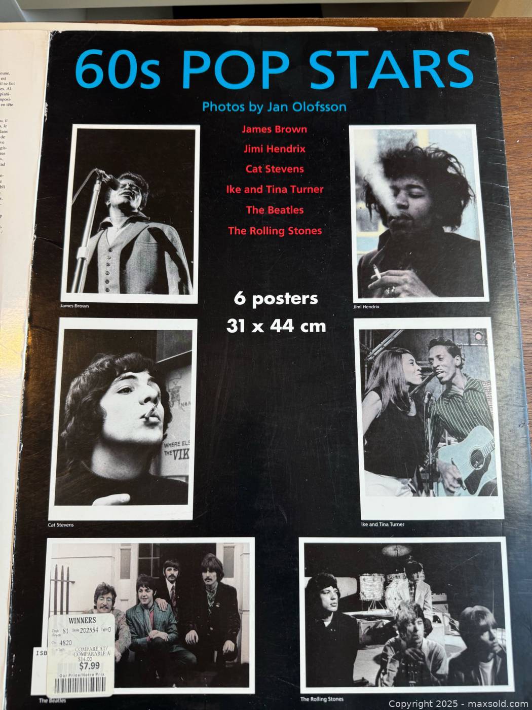 60s Pop Stars Taschen Posterbook | Maxsold