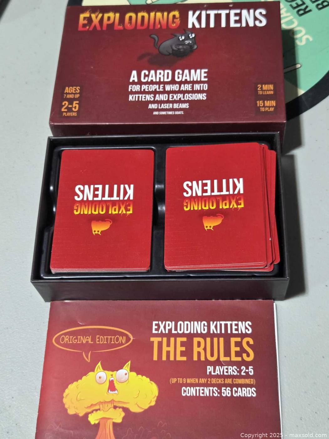 Exploding Kittens Original Edition Card Game | Maxsold