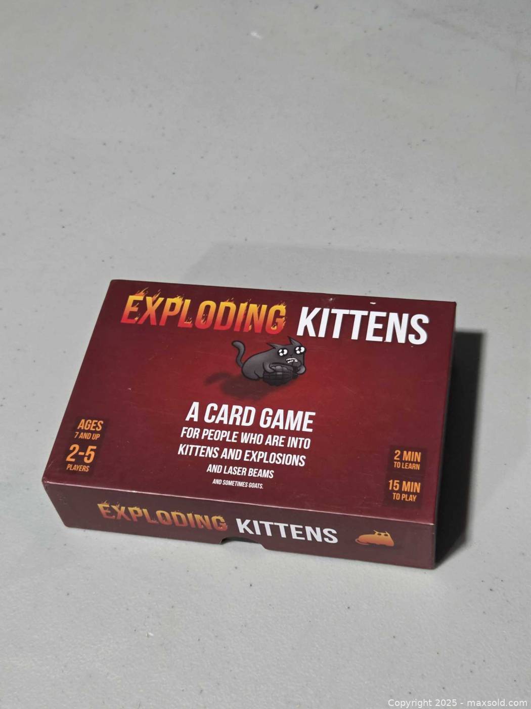 Exploding Kittens Original Edition Card Game | Maxsold