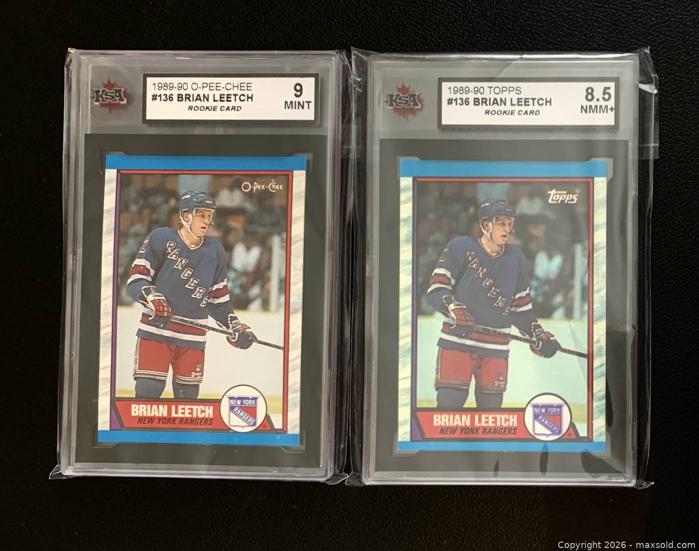1989-90 OPC & Topps Brian Leetch Rookie Cards | Maxsold