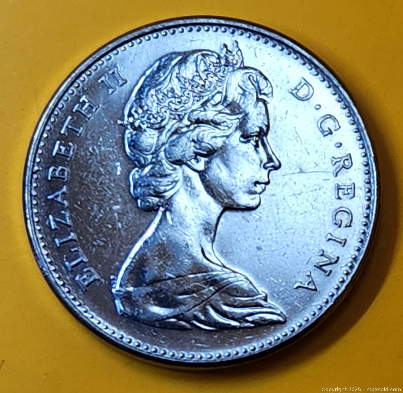 1967 Canadian Centennial 5-Cent Rabbit Nickel Coin | Maxsold