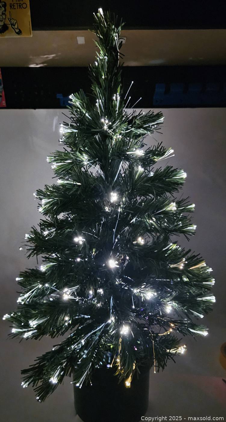 Vintage Fiber Optic Christmas Tree