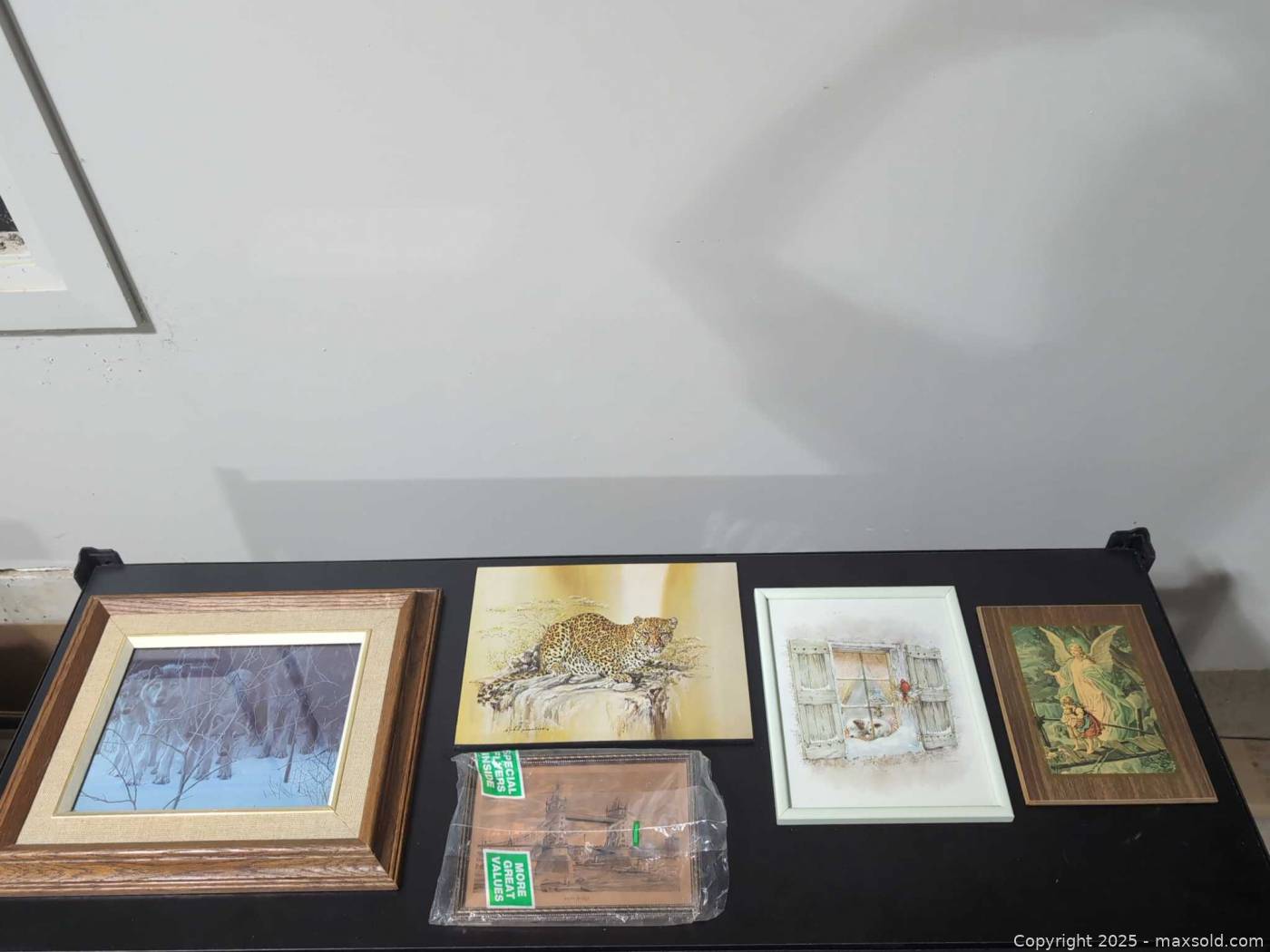 Framed prints and plaques lot, 5 pieces | Maxsold